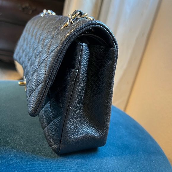 Chanel classic iridescent Dark gray 25 series. Very good condition - Picture 7 of 16